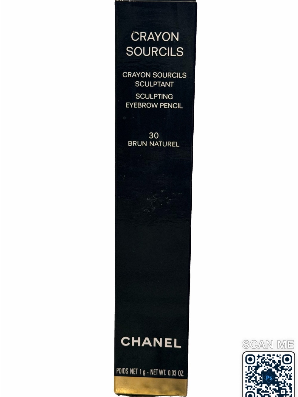 NIB CHANEL Natural Brown Eyebrow Pencil & Sharpener